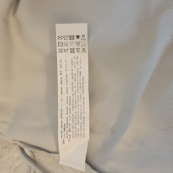 Zara Straight Satin Effect Long Slip Skirt Size Med - Picture 5 of 6